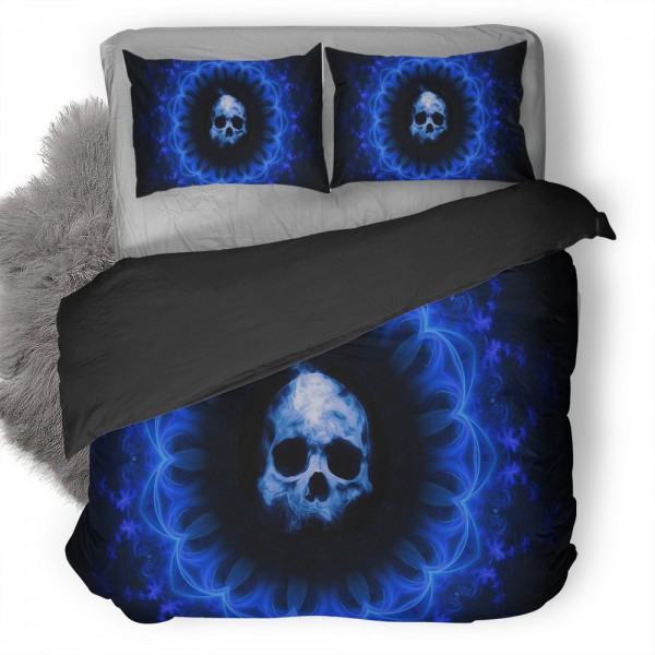 skull dark blue gothic fantasy uj 