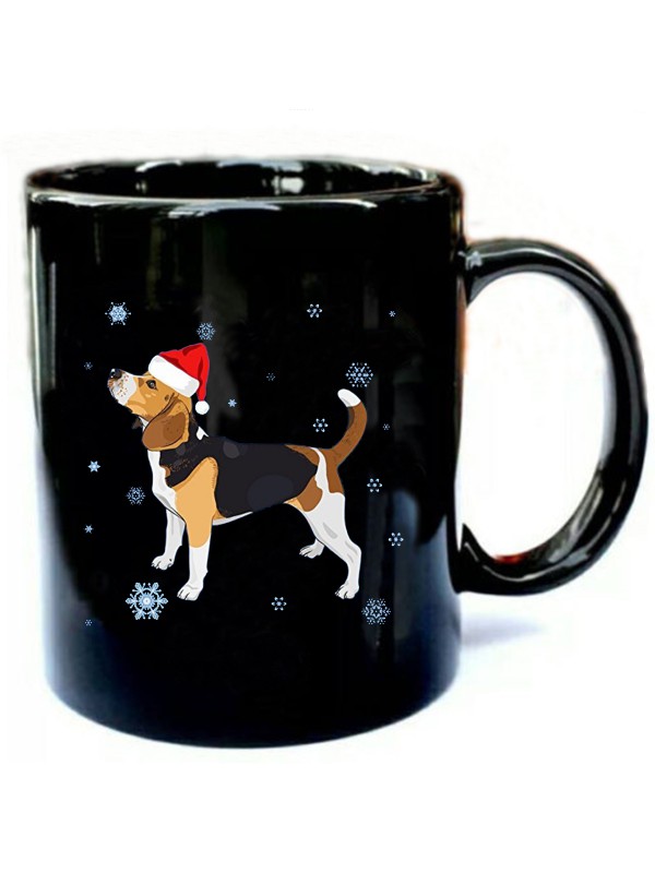 Beagle Santa Hat Shirt Christmas Gift