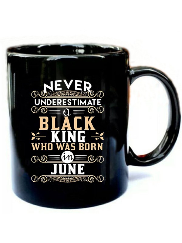 Black Kings Are Born In June T Shirt