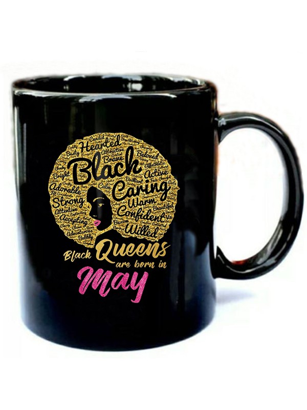 Black Queens Are Born In May Tee