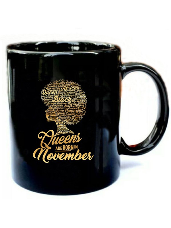 Black Queens Are Born In November Shirt
