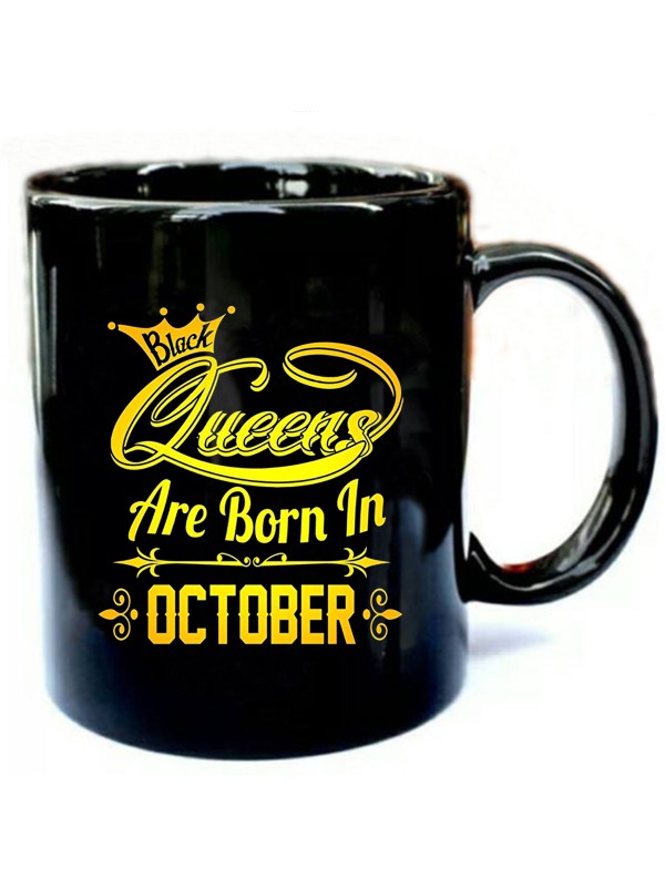 Black Queens Are Born In October shirt
