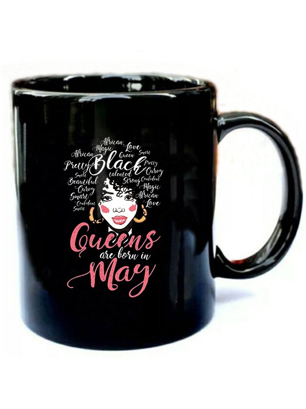 Black Queens are born in May T Shirt