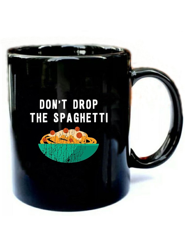 Don't drop the spaghetti shirt