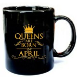 Queens-Are-Born-In-April-Tee