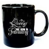 Queens-Are-Born-In-February-Tee