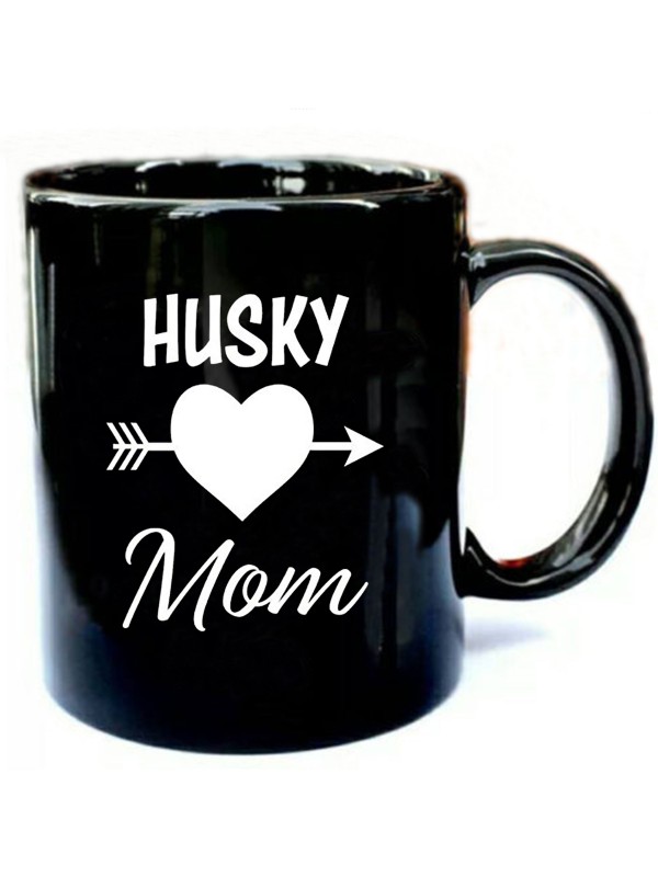 Womens Siberian Husky Mom T Shirt