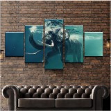 ELEPHANT-SWIMMING