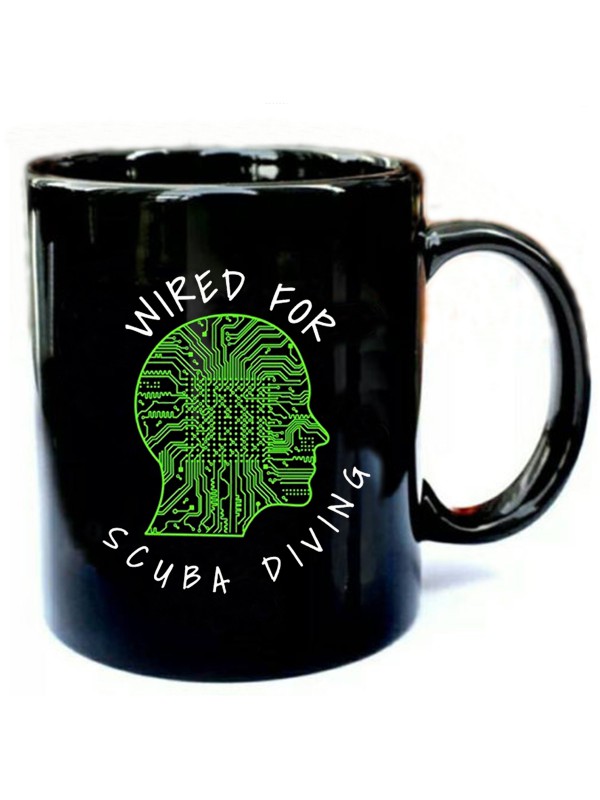 Wired For Scuba Diving T Shirt